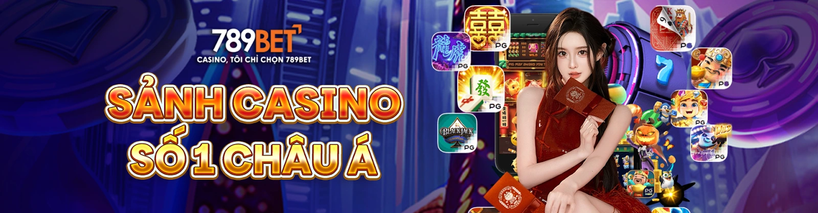 Hình giới thiệu casino và các chuyên mục của 789Bet
